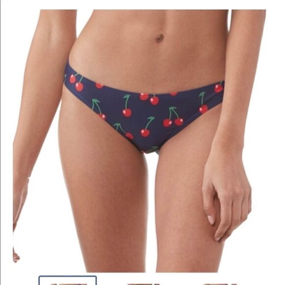 BIKINI bottom cherry print size L JUNIOR - Picture 1 of 7